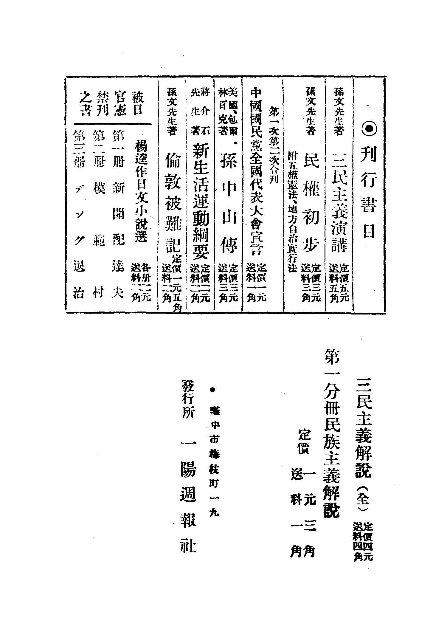 民族主義解說 不詳年 作者:金曾澄主編 PDF下载-简册 公版电子书下载 无版权电子书 绝版书 公版书籍 高清古籍古书下载 地方志 县志 家谱PDF下载
